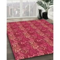 thumbnail image 2 of Ahgly Company Indoor Rectangle Patterned Crimson Red Area Rugs, 2' x 3', 2 of 6