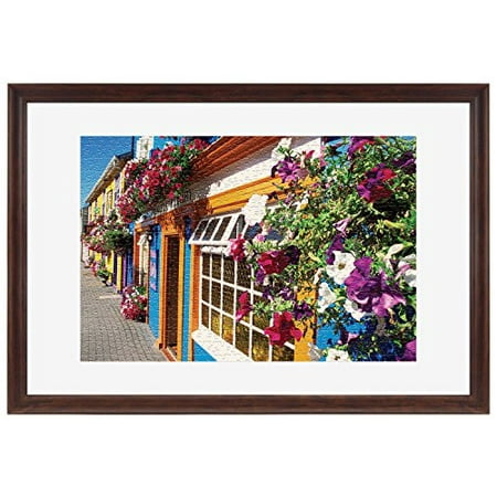 MCS Frame for puzzles sized 20x30 or smaller, Walnut, 20 x 30