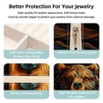 thumbnail image 3 of Bear Portable Square Jewelry Box Organizer for Rings, Earrings, Necklaces, Bracelets - for Girls and Women, 3 of 6