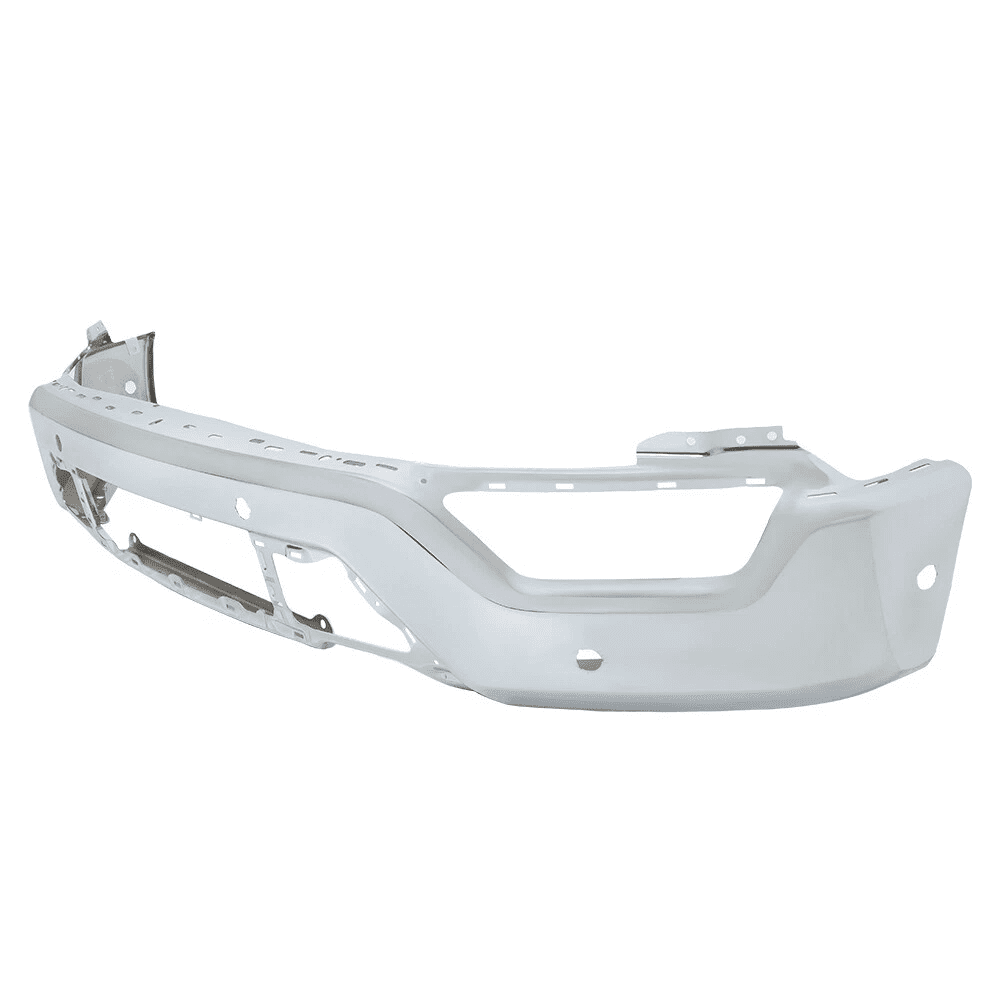 Top Gear Motors Front Bumper for Ford F-150 2021–2023 Chrome Steel with 6 Parking Sensor Holes Replacement Assembly