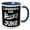Blue/White, variant on 3drose, Legends Are Born in June., 15oz Two-tone Blue Mug