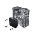 thumbnail image 3 of Phanteks Glacier EZ-Fit 120RES-DDC Body, Compact Reservoir for DDC Pump, Integrated EZ-Fit 16mm Fittings, Pump not included, D-RGB, Black, 3 of 5