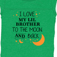 thumbnail image 4 of Inktastic I Love My Lil Brother To The Moon and Back Boys or Girls Baby Bodysuit, 4 of 5
