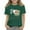 Green, variant on Coerni Girls Easter Shirts Kids Boys Egg Back Bunny Short Sleeve Trendy T-Shirt Tops Youth Letter Print Funny Clothes Cute Shirts