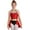 A Red, variant on YIZYIF Girls Christmas Gymnastic Leotard Sparkly Sequins Jumpsuit Ballet Jazz Stage Performance Leotard A Red 14