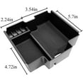 thumbnail image 5 of VESUL Center Console Armrest Storage Box Fit for Land Rover Discovery Sport 2015 2016 2017 2018 2019 ABS Tray Insert, 5 of 5