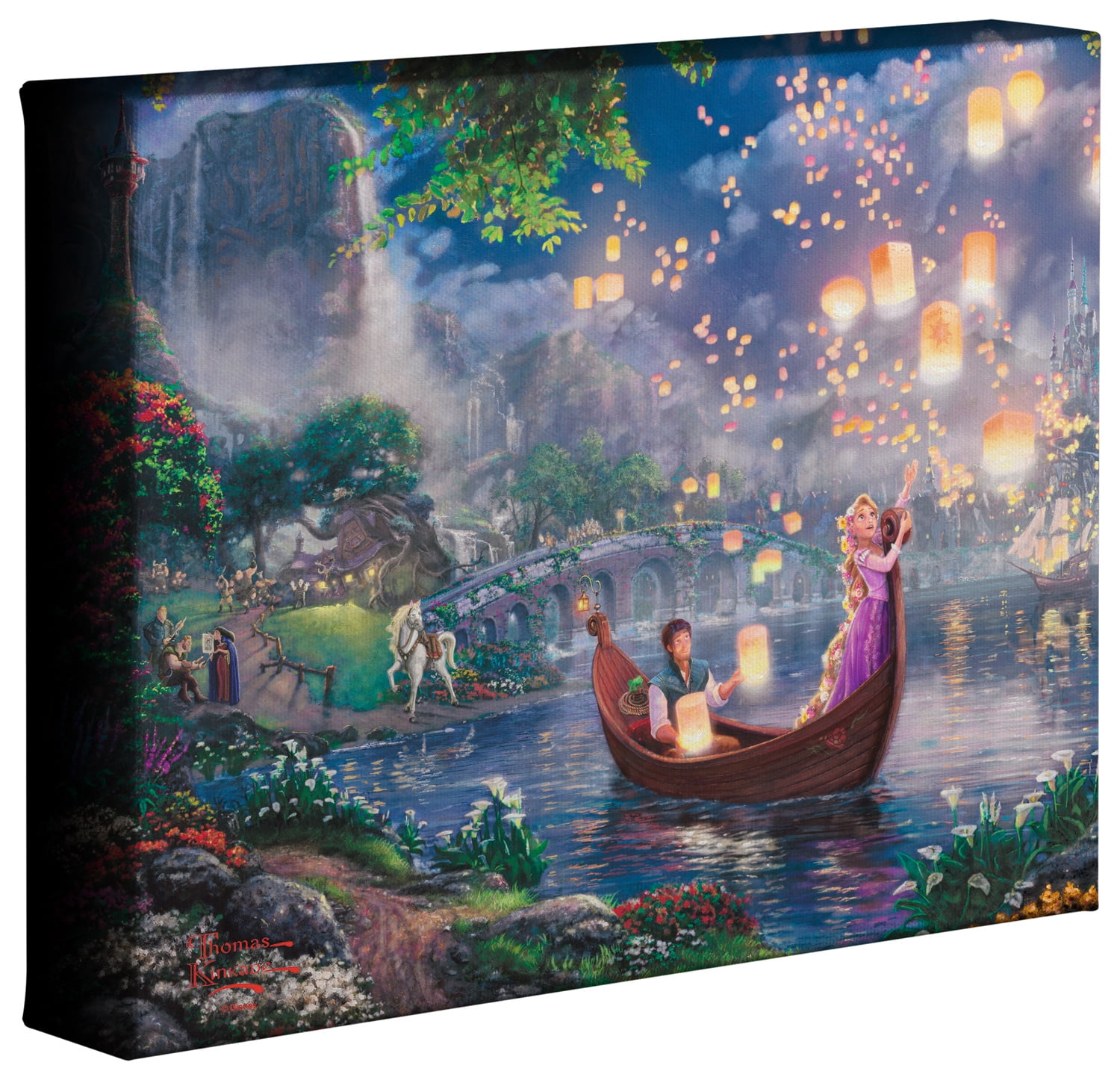 Thomas Kinkade Tangled 8" x 10" Gallery Wrapped Canvas