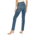 thumbnail image 2 of LE JEAN womens  Vivie Lina Wash Slim Stovepipe Jean, 24, Blue, 2 of 3