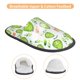 thumbnail image 3 of Balery Kawaii Avocado Pantuflas de Casa de Felpa Silenciosas con Diseño Estampado, Zapatillas Cómodas Antideslizantes de Algodón para Interior-Large, 3 of 8