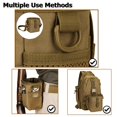 thumbnail image 2 of Bolsa para cargador con cordón para munición de tirachinas, bolsa táctica para bolas de tirachinas, riñonera con cordón, bolsa de utilidad, bolsa de basura plegable, 2 of 5
