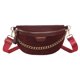 thumbnail image 1 of Bolso Cintura A La para Mujer Bolso Pecho Cuero PU Bolso para Mujer (rojo Vino), 1 of 9