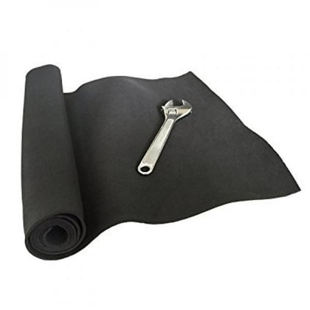 Toolbox Drawer Liner 24 XCEL XCEL1872 18 x 72 EZ Cut Non-Slip Foam Rubber Tool Box Drawer Liner & Cabinet Mat, Black ()