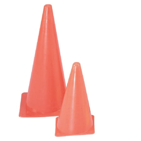 - Champion High Visibility Safety Cone for Traffic Regulation, 12 Inch, Poly Vinyl, Orange