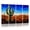 Color 4, variant on 8 Pack Art Acoustic Panels Sound Absorbing Western Landscape Stained Glass Emerald Greens Cactus Decorative Soundproof Wall Panels Self Adhesive for Nursery Game Room Bedroom 48"x32"