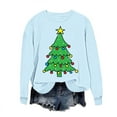 thumbnail image 2 of Taylonsss Chandail en Molleton de Noël à Col Rond pour Femmes Manches Longues Chandail Décontracté pour Hiver et Printemps Usage Quotidien, 2 of 5