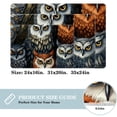 thumbnail image 2 of Owl Non-Slip Polyester Floor Rug Mat, Machine Washable Floor Mats, 2 of 6