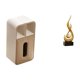 thumbnail image 1 of Funda rectangular multiusos para caja de pañuelos con diseño de llama de resina abstracta de arte moderno para decoración de oficina y sala de estar., 1 of 8