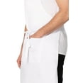 thumbnail image 3 of Unisex Butcher Apron, White, One Size, 3 of 6