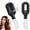 black, variant on Hair Brush with Water Spray, One Touch Anti Flyaway Spray Comb for Smoother Softer Hair and Easy Daily Haircare Styling