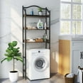 thumbnail image 4 of Costway 3-Tier Over-The-Toilet Bathroom Spacesaver Storage Rack Standing Shelf Organizer Black, 4 of 10