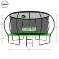 thumbnail image 2 of YORIN Trampoline pour Enfants de 7 à 8 Ans, Trampoline de 14 Pi pour Adultes avec Filet de Protection, Panier de Basketball, Échelle, Capacité de Poids de 1400 Lb, Trampoline Récréatif Extérieur, Trampoline Robuste, 2 of 7