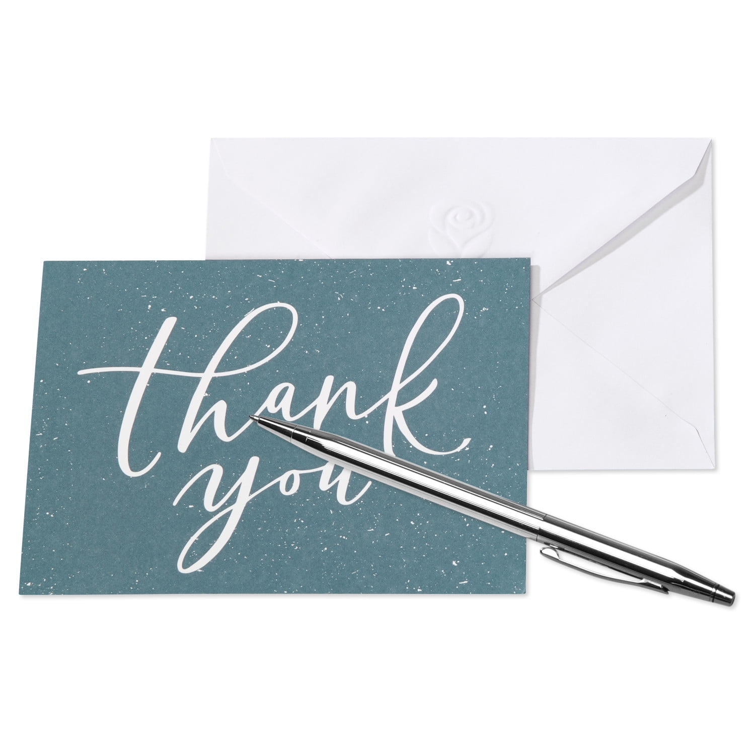American Greetings Single Panel Blank Cards with Envelopes for Teachers, Classroom, Bold Multi-Colored Pencils (30-Count)