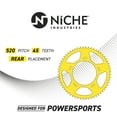 thumbnail image 3 of Niche 520 45T Rear Drive Sprocket for BMW S1000RR Motorcycle 519-CDS2484P, 3 of 6