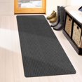 thumbnail image 2 of 2'x5' Concord Charcoal Floor Runner, 2 of 5