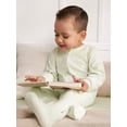 thumbnail image 2 of Gerber Baby and Toddler Neutral Microfleece Blanket Sleeper Pajamas, 3-Pack, Sizes 0/3M-5T, 2 of 10