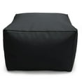 thumbnail image 1 of Lounge & Co Wave Black bean filled Pouf, 1 of 2