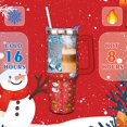 thumbnail image 3 of Christmas Tumbler 40 oz Christmas Tumblers with Handle and Straw Red Snowman Stainless Steel Insulated Coffee Cups Mugs Christmas Gifts Stuff Decor for Women Girls, 3 of 6