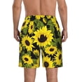 thumbnail image 3 of Naloa Sunflowers In Vintage Men's Beach Shorts, Surfing shorts, Swim trunks, Quick Dry Swim Trunks for Surfing Beach Fun - X-Large, 3 of 9
