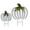 17 5 h 26 h White, variant on Metal Pumpkin Stakes - Fall Yard Decor - 17.5" Outdoor Pumpkin Ornament - Halloween Thanksgiving Garden Stakes - Decorative Autumn Lawn Art