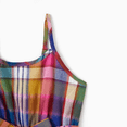 thumbnail image 4 of PatPat Family Matching Sets Preppy Style Solid Color Polo Shirt or Colorful Plaid Ruffle Hem Belted Strap Dress, 4 of 4