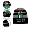 thumbnail image 3 of Set de gorro de invierno y guantes para niños Nintendo Super Mario de 4 a 7 años, 3 of 7