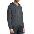 thumbnail image 3 of Hanes Men's 1901 Heritage Fleece Full Zip Hoodie, 3 of 5
