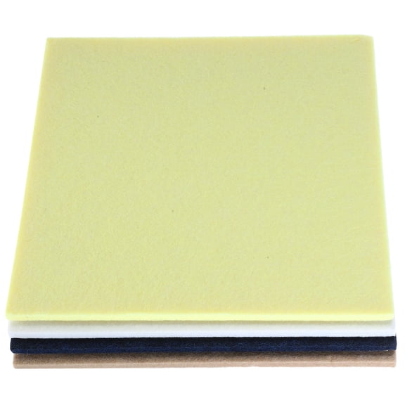 Raindrops 4-Piece White Felt Bulletin Board Tiles for Home, Office, Classroom - Decorative Wall Panels for Organization & Display