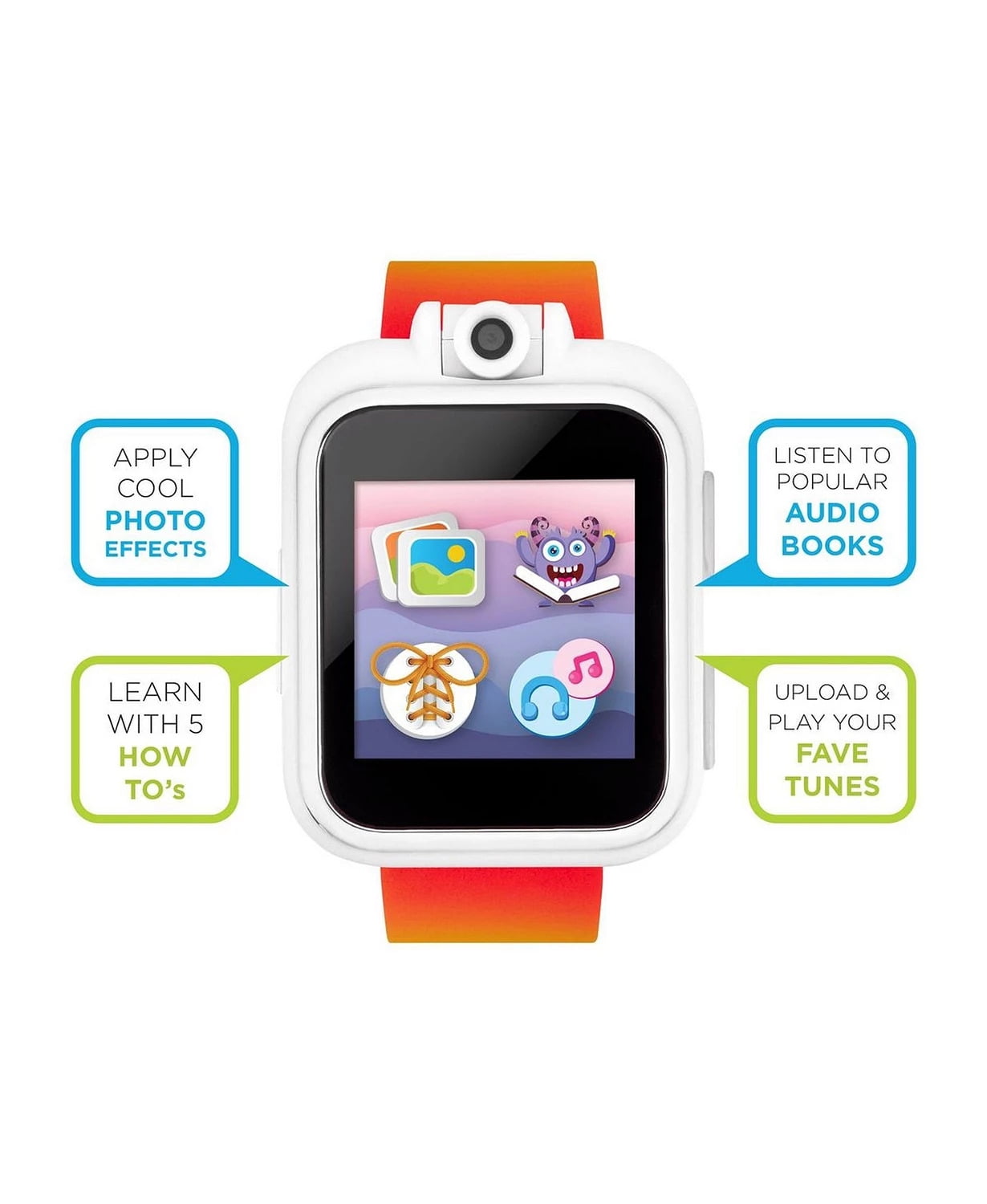 PlayZoom 2 Kids Girls Smartwatch - Rainbow