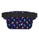 thumbnail image 3 of Fotbe Sea Jellyfish Cangurera Cuadrada con Estampado de Doble Capa, Bolsa de Cintura Ajustable Mini para Hombres y Mujeres, 3 of 9