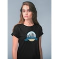 thumbnail image 2 of Skyline Badge San Francisco City Women Black T-Shirt, Female Large, 2 of 4