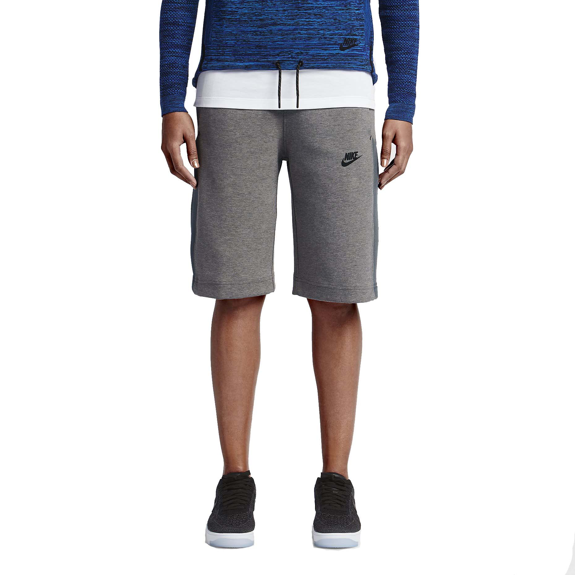 Nike - Nike Women's Tech Fleece Mesh Sport Casual Shorts - Walmart.com ...