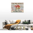 thumbnail image 6 of In This Office Sunflower Inspirational Decor Wall Art Teamwork Motivational Quotes Floral Pictures Wall Decor We Are A Team Positive Canvas Painting Prints Modern Artwork Framed for Office 16"x12", 6 of 6