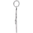 thumbnail image 2 of 925 Sterling Silver Pendant Necklace 22mm Polished St. Jude Thaddeus Medal Pendant for Women, 2 of 2