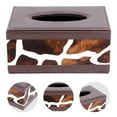 thumbnail image 3 of 1 Pc Stylish Tissue Box Practical Household Napkin Container (M, Black White), 3 of 8