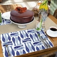 thumbnail image 2 of CounterArt Chinoiserie Sea 4-Pack Reversible Plastic Tabletop Placemats, 2 of 7
