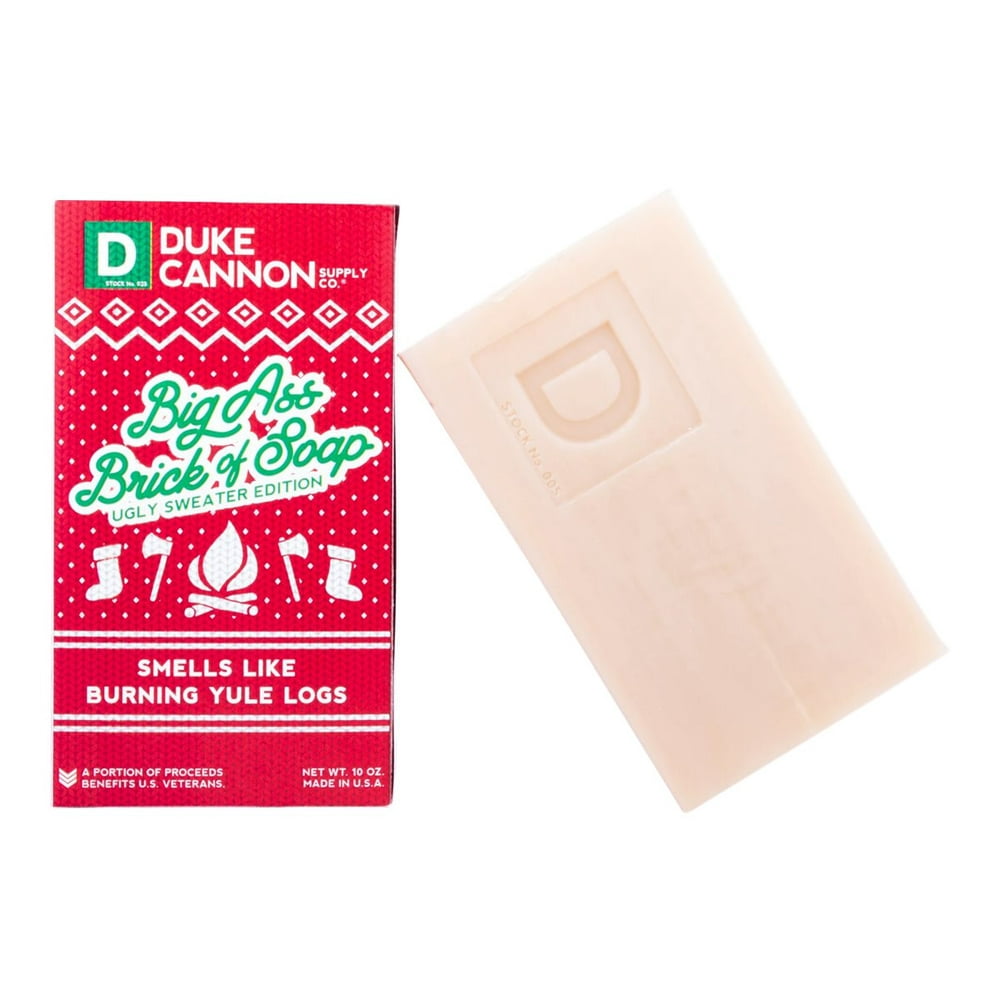 Duke Cannon Big Ass Brick Ugly Sweater Edition Soap Solid Bar 10 Oz 0058