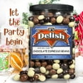 thumbnail image 4 of Gourmet Chocolate Covered Espresso Beans Medley by Its Delish, 3 LBS Jumbo Reusable Container  Mix of Dark, Milk & White Chocolate Covered Roasted Coffee Beans  Chocolate Candy Snack  Kosher Dairy, 4 of 7