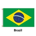 thumbnail image 1 of Ensemble de Drapeaux Nationaux de la Coupe du Monde 2026, Bannière en Polyester Renforcé Résistant à la Décoloration, Drapeau Réutilisable à Imprimé Clair pour Décoration de Bar Sportif, Zone pour Fans, Maison, Jardin, Fête, 1 of 5