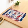 thumbnail image 4 of Harpi 4th of July Decorations Clearance, Patriotic Welcome Doormat Retro American Flags Door Mat with Slip Resistant Rubber Vintage Linen Floor Mat for Independence Day Indoor Outdoor Home, 4 of 8