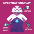 thumbnail image 4 of Marvel Spidey and His Amazing Friends Toddler Girls' Cosplay Hooded T-Shirt Ghost Spider Purple, 4 of 5